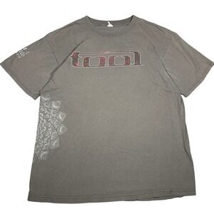 Y2K VTG Tool Band T-Shirt Los Angeles California Mandala Eye Graphic Gray Mens L